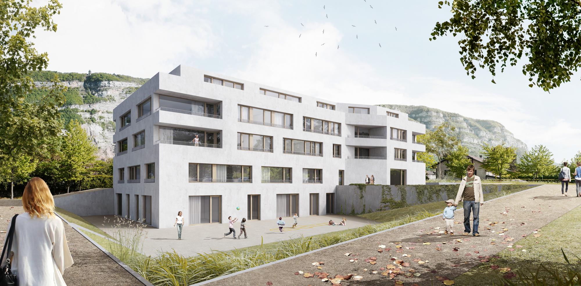 Cathrin Trebeljahr Architecte - LES ETOURNELLES_ CRECHE ET LOGEMENTS